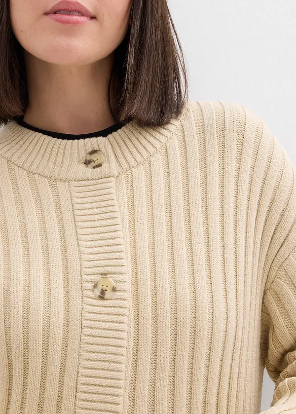 Pletený kabátek z měkké viskózové směsi, bonprix