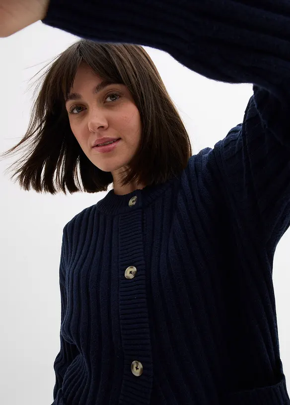 Pletený kabátek z měkké viskózové směsi, bonprix