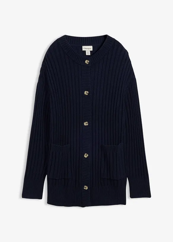 Pletený kabátek z měkké viskózové směsi, bonprix