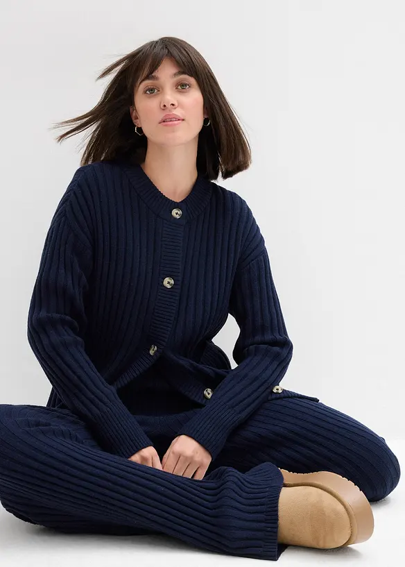 Pletený kabátek z měkké viskózové směsi, bonprix