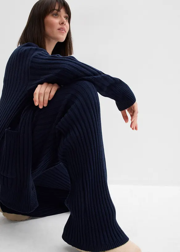 Pletené kalhoty z měkké viskózové směsi, bonprix