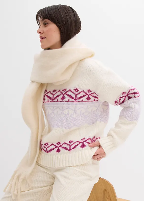 Svetr s norským vzorem, bonprix