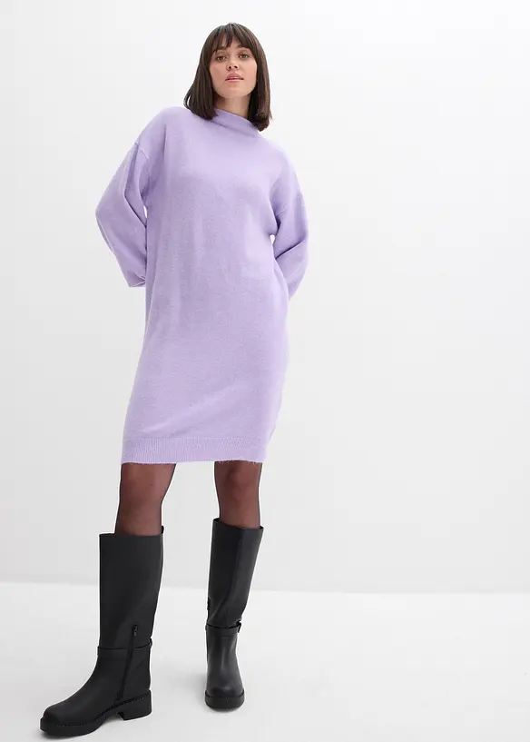 Pletené šaty se strukturou, bonprix