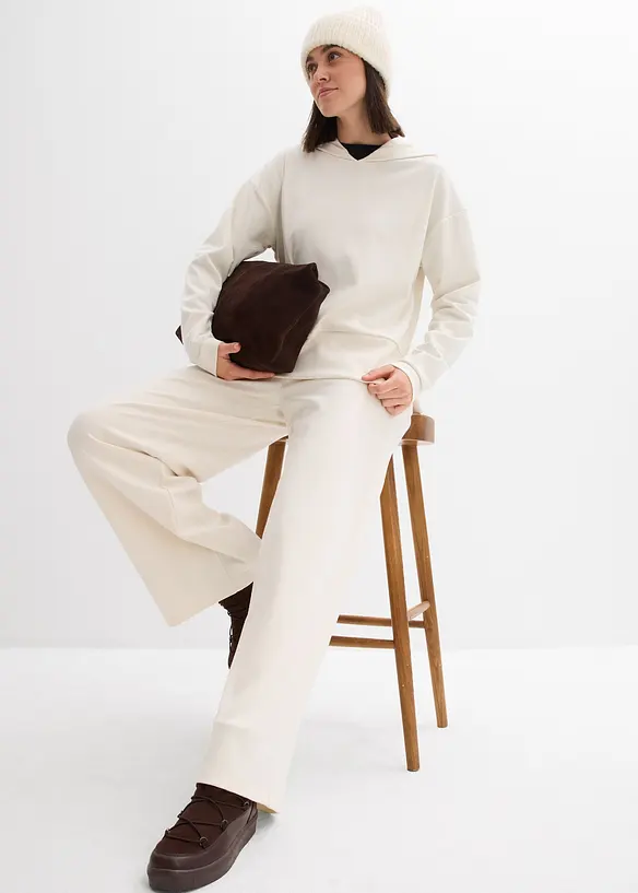 Mikina s kapucí, z pohodlného Punto di Roma, bonprix