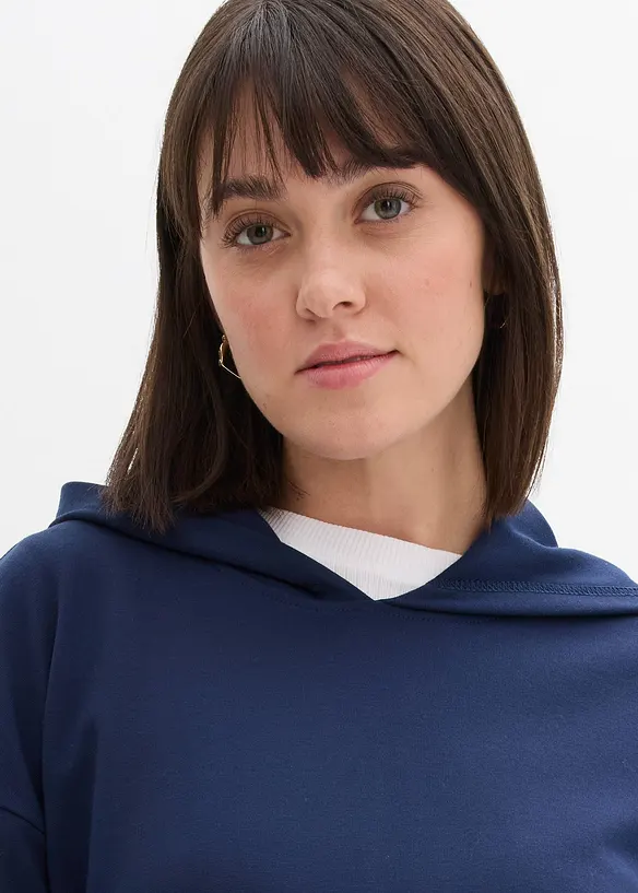 Mikina s kapucí, z pohodlného Punto di Roma, bonprix