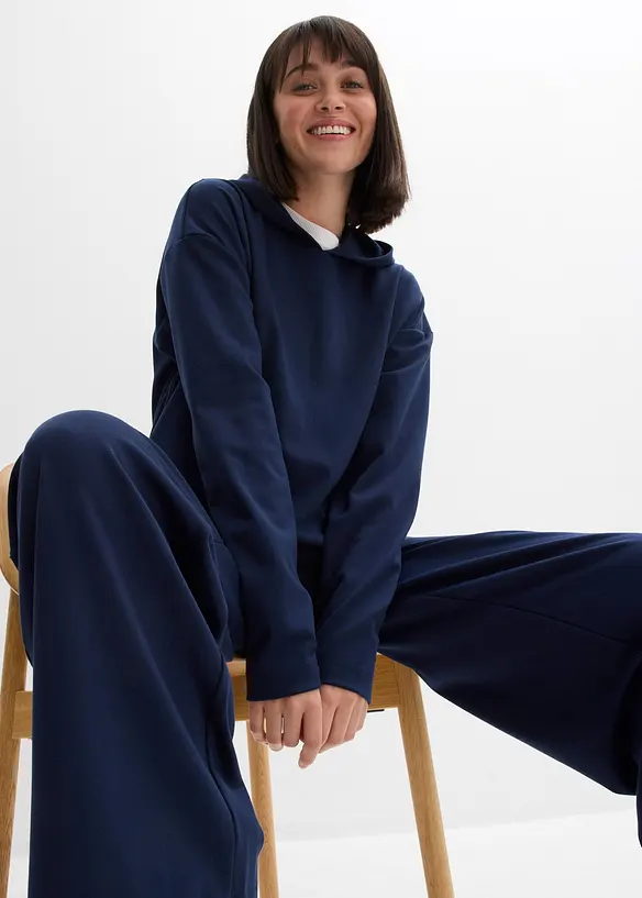 Mikina s kapucí, z pohodlného Punto di Roma, bonprix