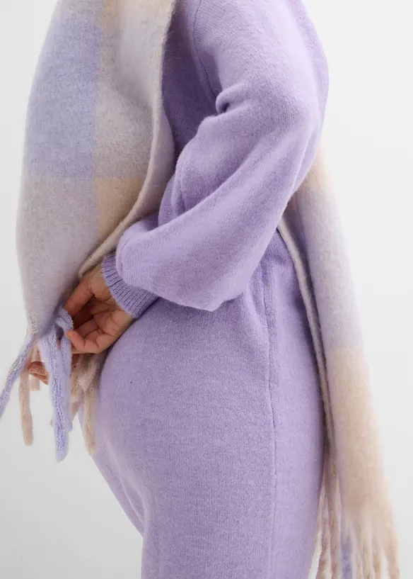 Pletené šaty se strukturou, bonprix