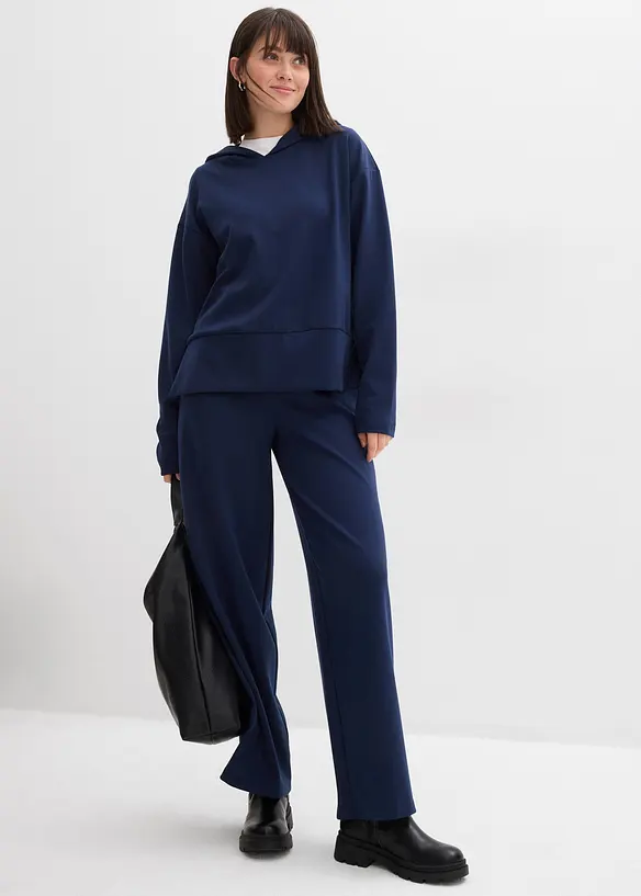 Kalhoty Marlene z pohodlného Punto di Roma, bonprix