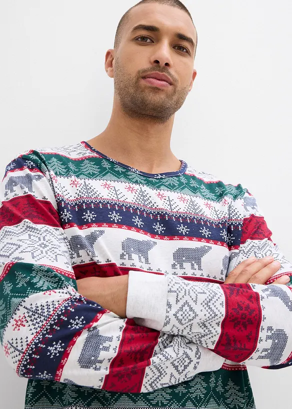 Pyžamo z čisté bavlny, s dárkovou taškou, bonprix