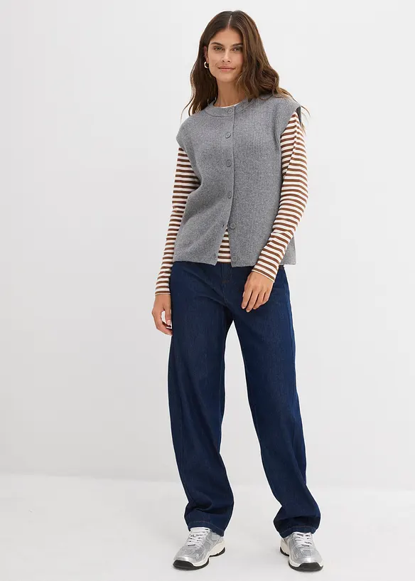 Svetr bez rukávů, bonprix