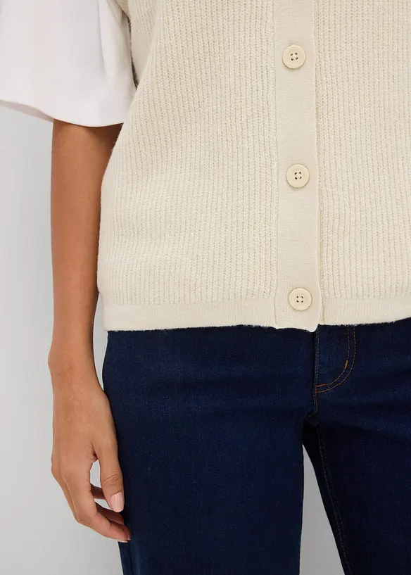 Svetr bez rukávů, bonprix