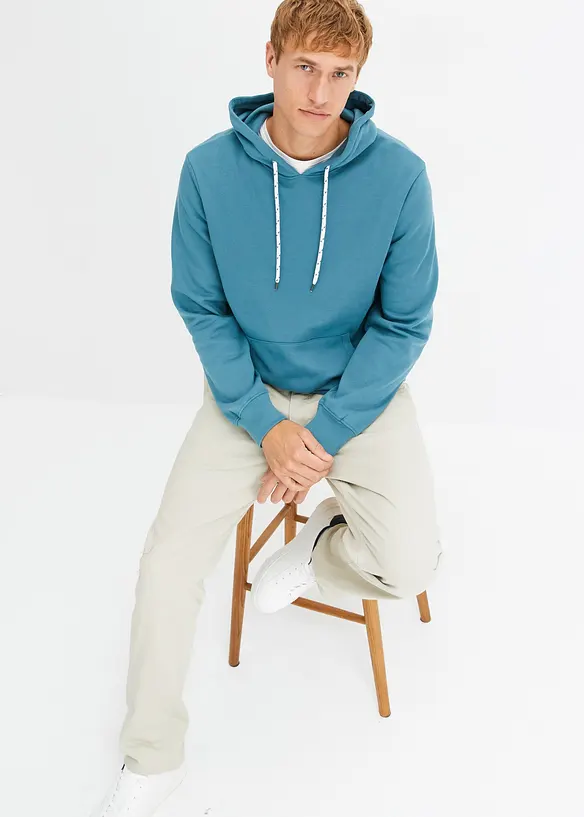 Mikina s kapucí, v pohodlném střihu, bonprix