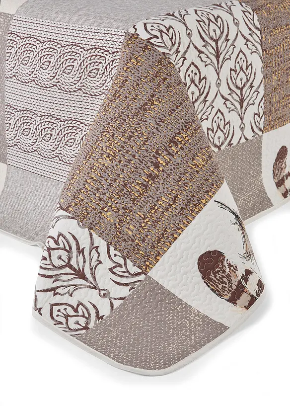 Denní deka s Patchwork potiskem, bonprix