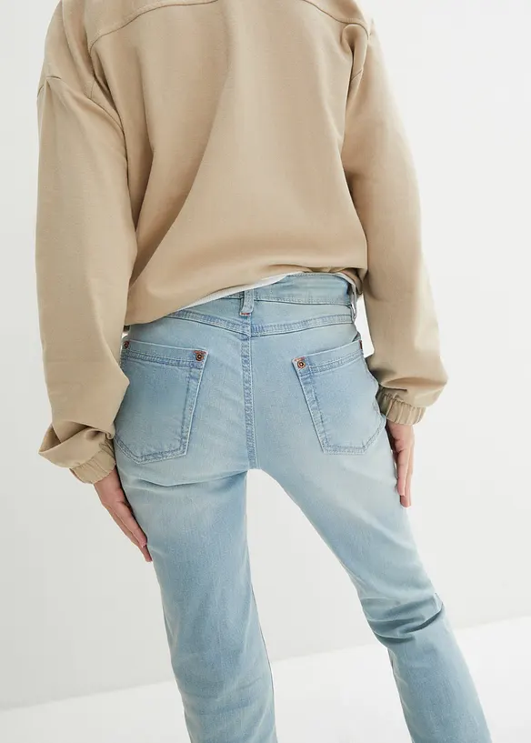 Strečov&eacute; dž&iacute;ny Bootcut, Mid Waist, bonprix