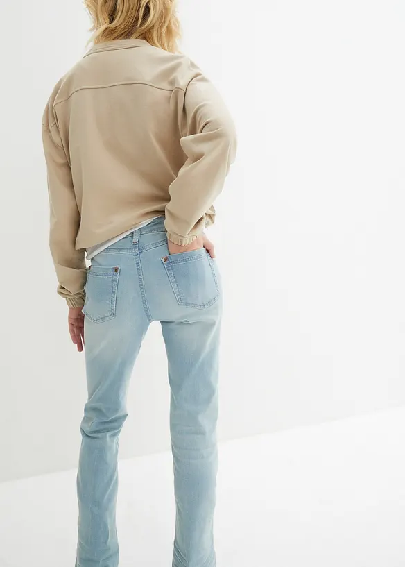 Strečov&eacute; dž&iacute;ny Bootcut, Mid Waist, bonprix