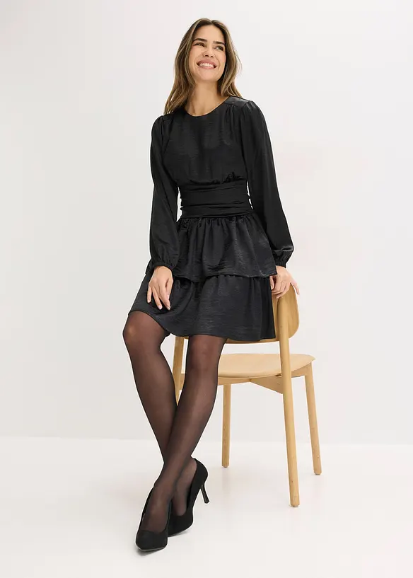 Jemné punčochové kalhoty s pohodlným pasem 30 DEN, bonprix