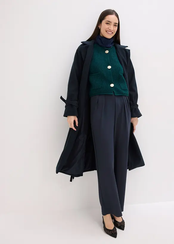 Pletená vesta s ozdobnými knoflíky, bonprix