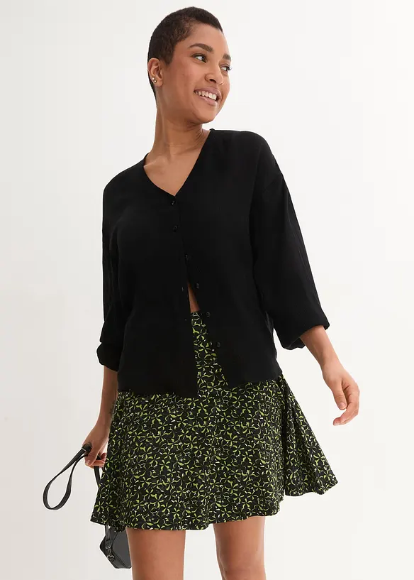 Kalhotov&aacute; sukně z měkk&eacute; visk&oacute;zy, bonprix