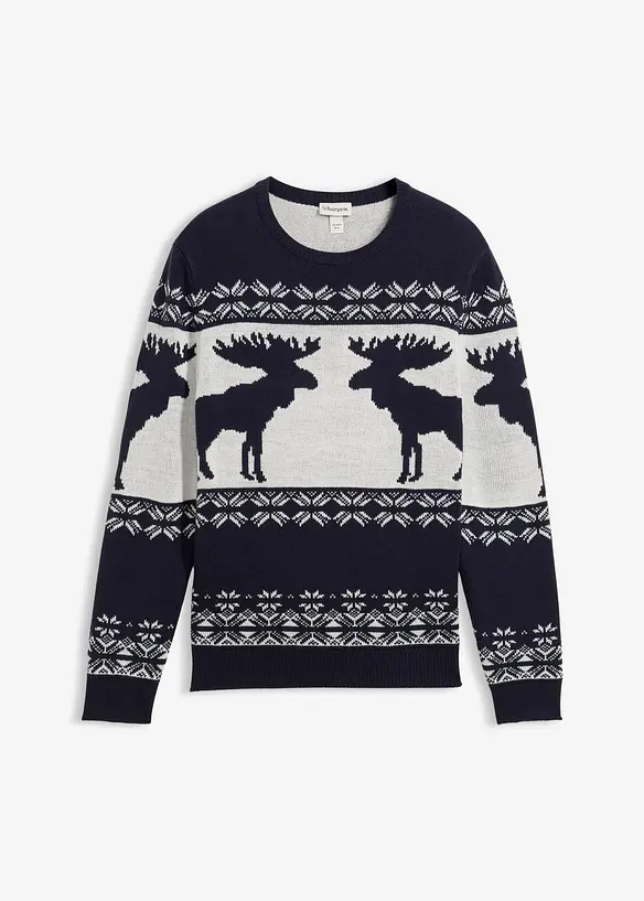 Svetr s norským vzorem, bonprix