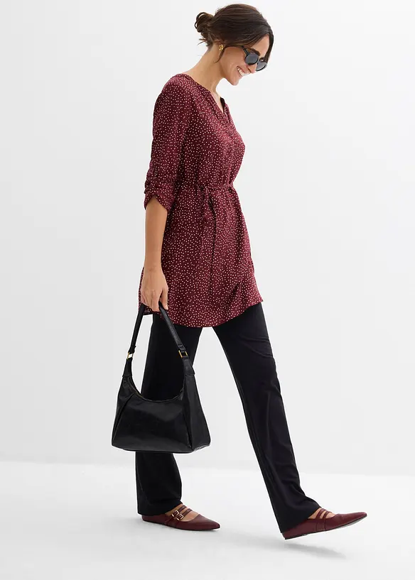 Těhotensk&eacute;/kojic&iacute; halenkov&eacute; &scaron;aty 2 v 1, ze spl&yacute;vav&eacute; visk&oacute;zy, bonprix