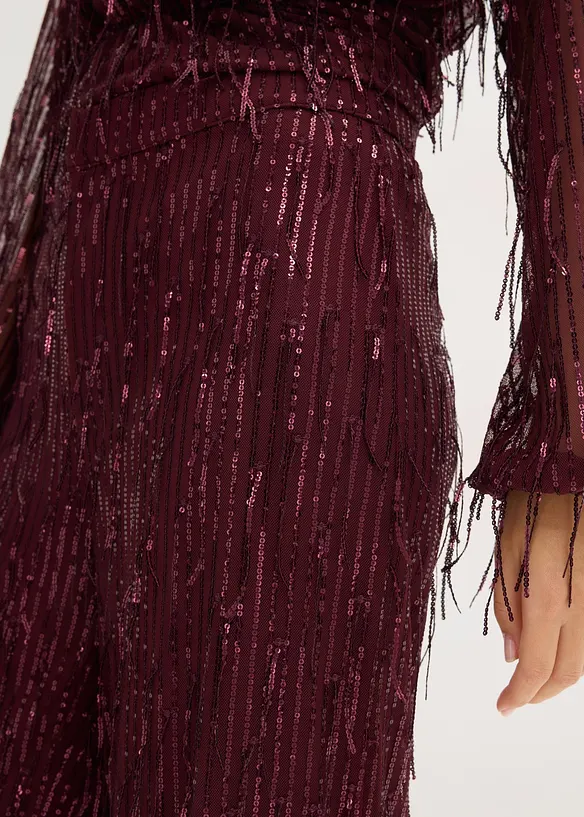 Kalhoty s pajetkami a tř&aacute;sněmi, bonprix