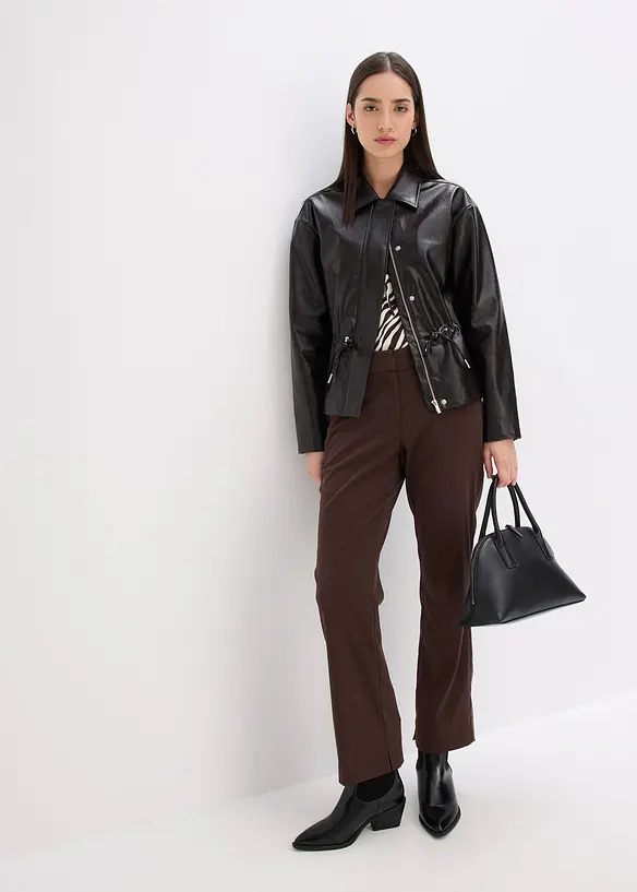 Bunda z umělé kůže, bonprix