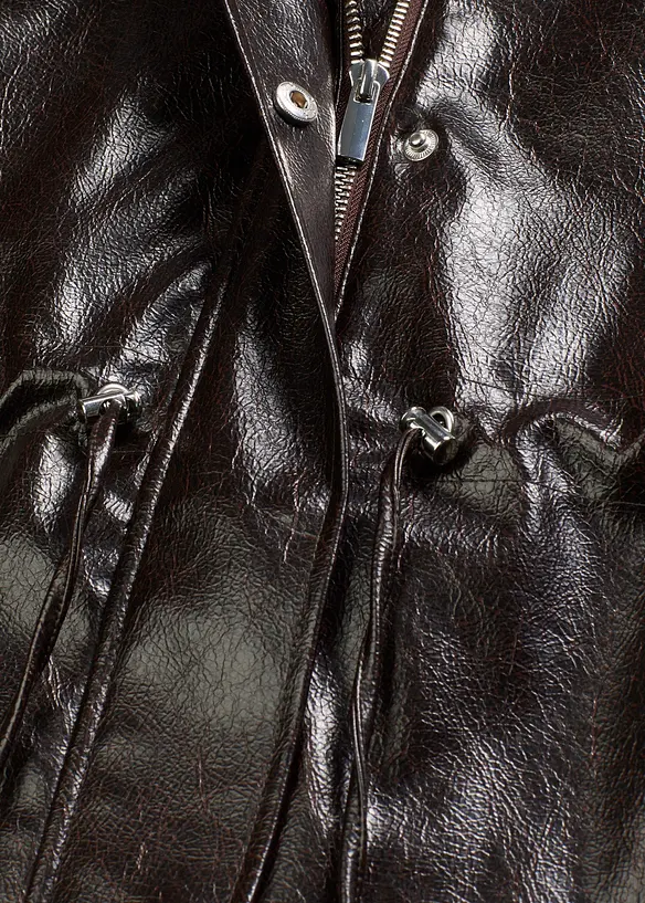 Bunda z umělé kůže, bonprix