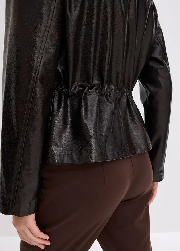 Bunda z umělé kůže, bonprix