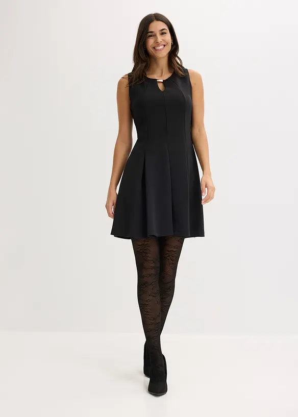 Punčochové kalhoty s květinovým síťovaným vzorem, bonprix