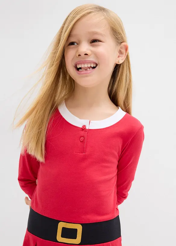 Vánoční žerzejové šaty pro dívky, bonprix