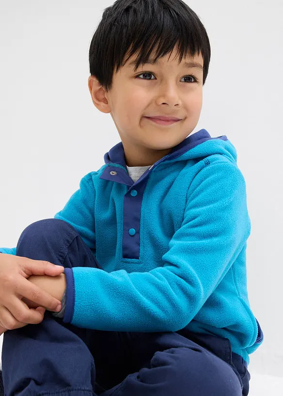 Měkká flísová mikina s kapucí, bonprix