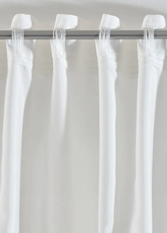 Záclona z recyklovaného materiálu (2 ks v balení), bonprix