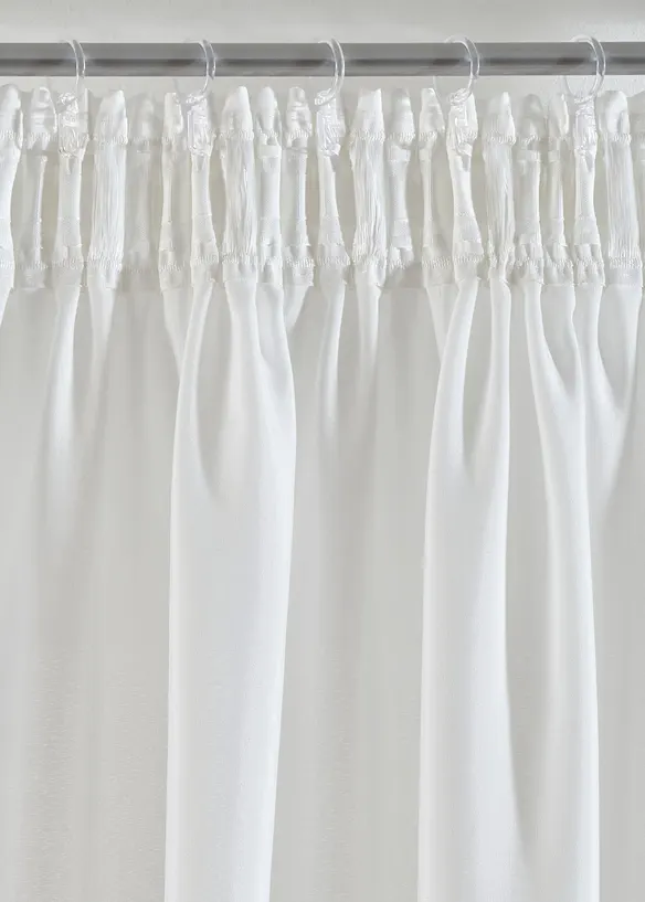 Záclona z recyklovaného materiálu (2 ks v balení), bonprix