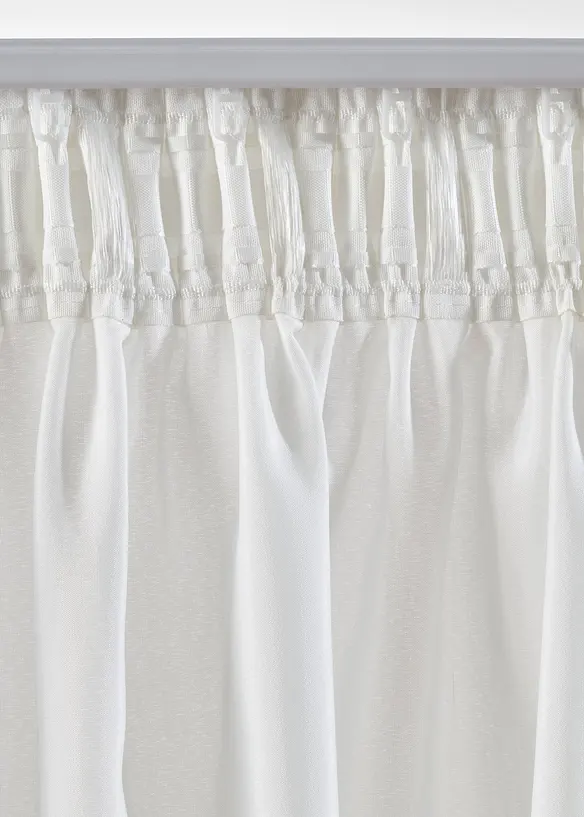 Záclona z recyklovaného materiálu (2 ks v balení), bonprix