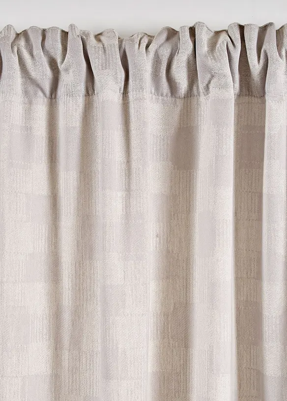 Žakárový závěs z organické bavlny (1 ks v balení), bonprix