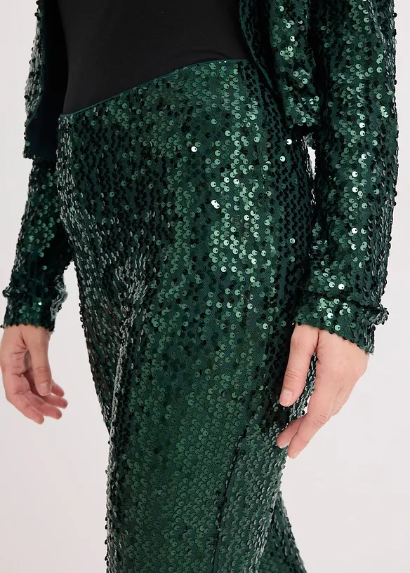 Kalhoty s pajetkami, bonprix