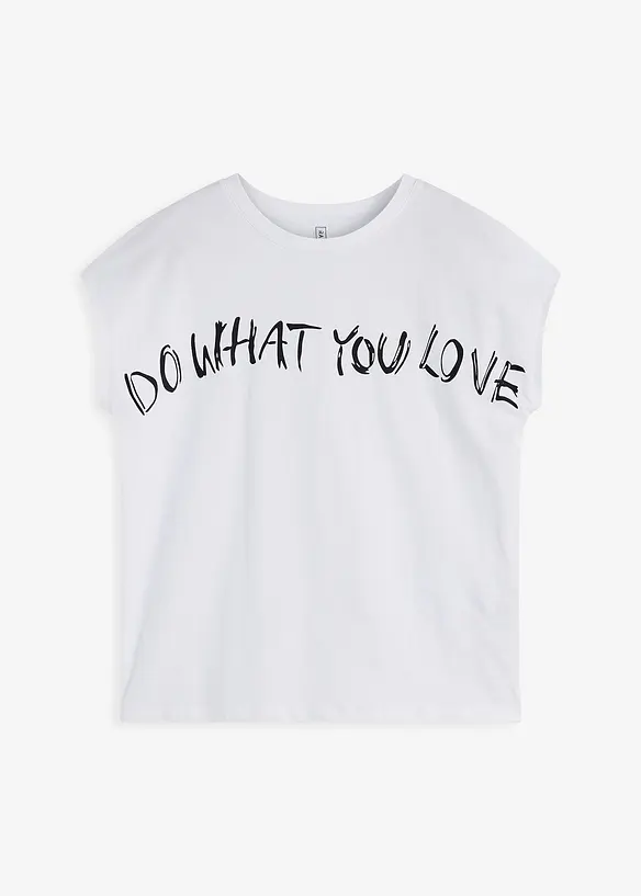 Oversize tričko z čist&eacute; bavlny, bonprix