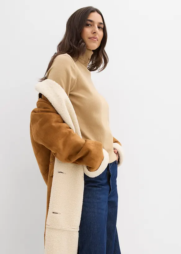 Základní rolákový svetr, bonprix