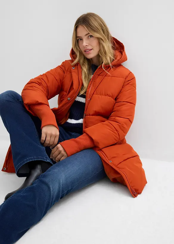 Funkční prošívaný kabát, voděodolný, bonprix