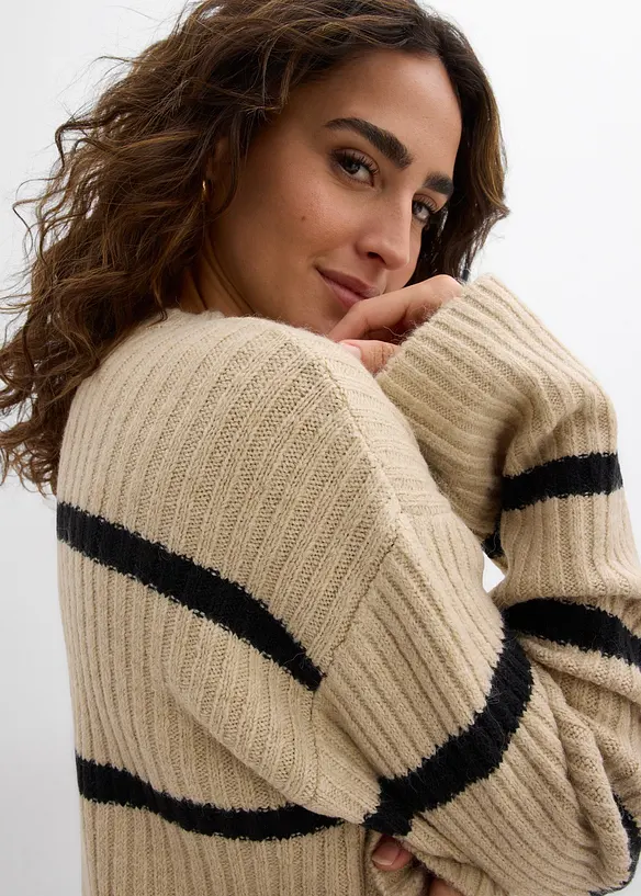 Pruhovaný svetr, bonprix