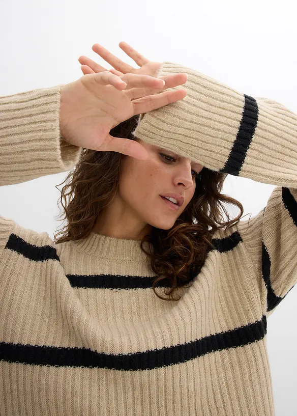 Pruhovaný svetr, bonprix