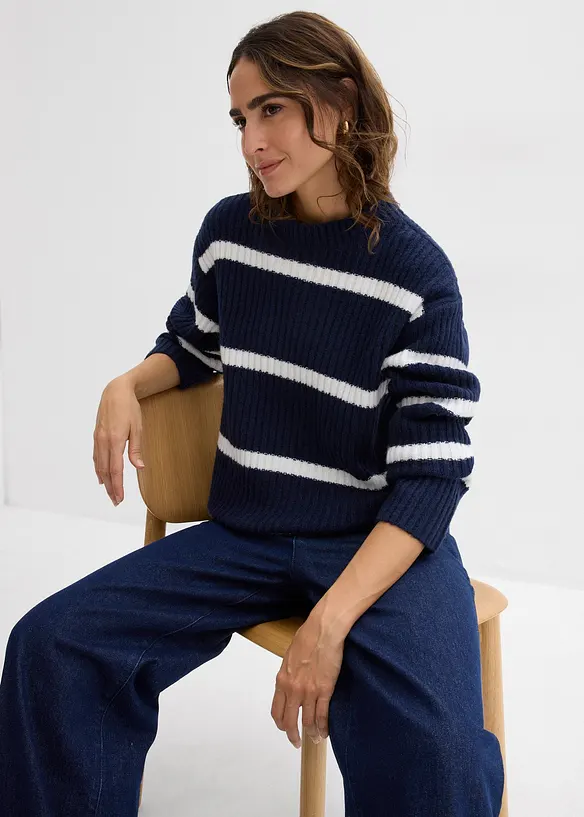 Pruhovaný svetr, bonprix