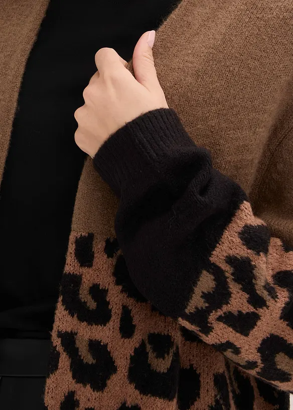 Dlouhý pletený kabátek, bonprix