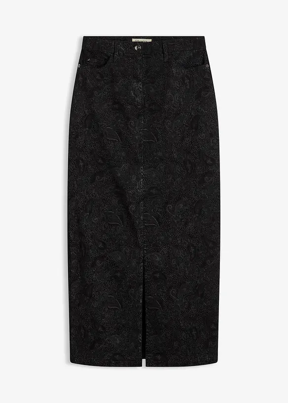 Strečová sukně z bavlny, bonprix