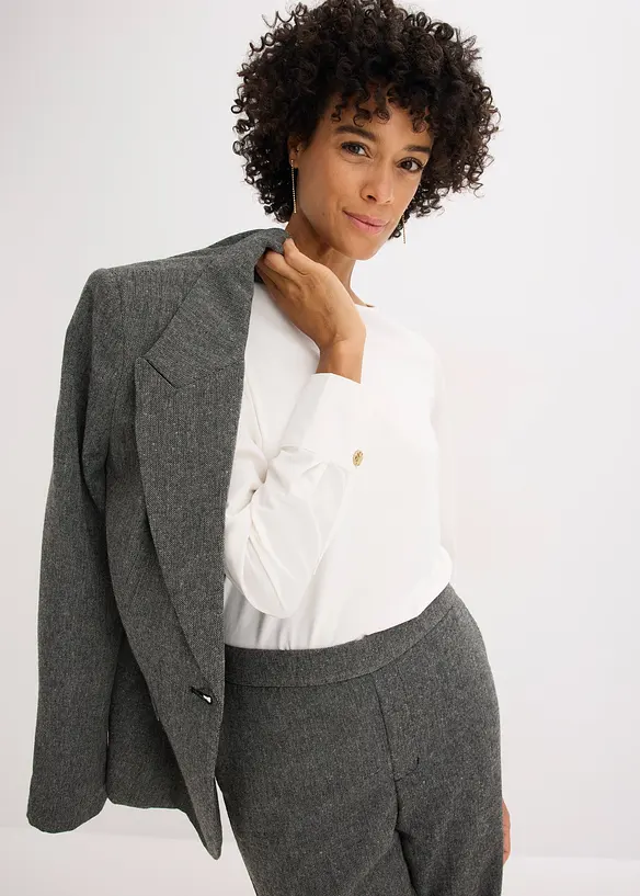 Bavlněné tričko, s dlouhými rukávy z popelínu, bonprix