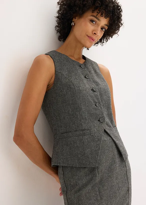 Glenčeková vesta, bonprix