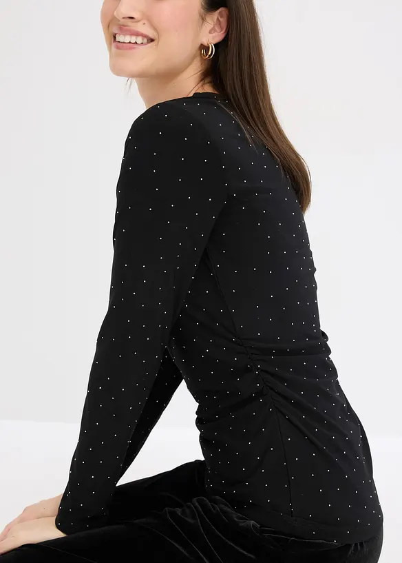 Triko s dlouh&yacute;m ruk&aacute;vem, bonprix