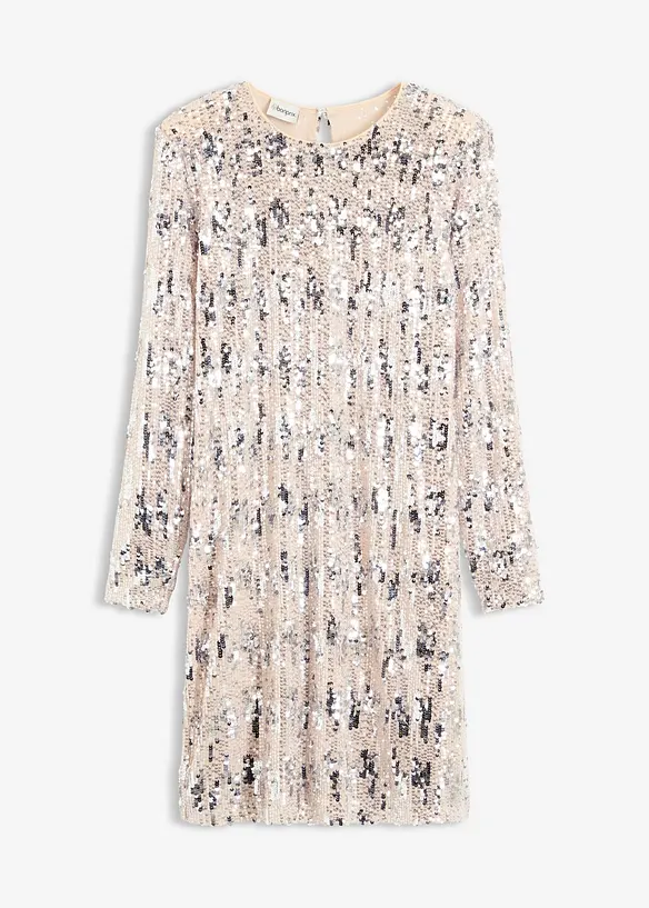 Pajetkové šaty, bonprix