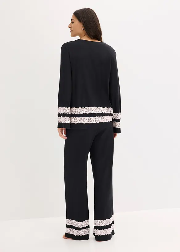 Pyžamo z měkké viskózové směsi, bonprix