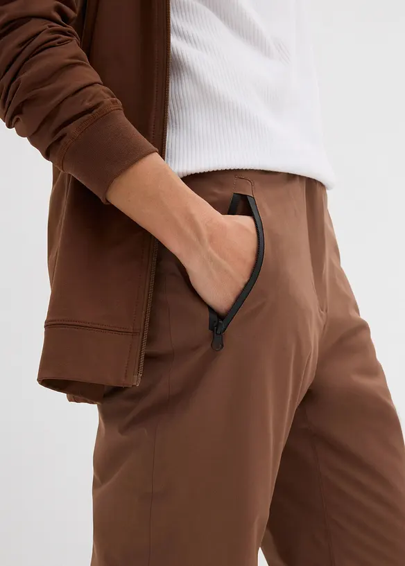 Funkční lyžařské kalhoty, s teplým vatováním a sněhovou manžetou, bonprix